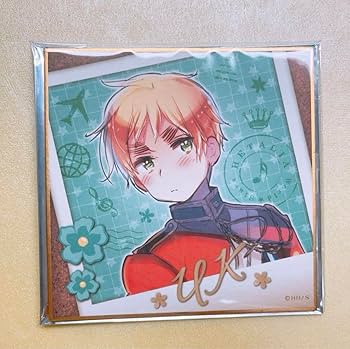 Amazon.co.jp: ヘタリア ビジュアルミニ色紙 イギリス 原作絵